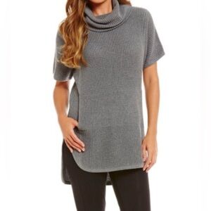 UGG Women’s Shelby Charcoal Heather,  Cowl Neck Sweater, M.